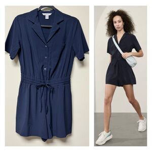 ATHLETA Avenue Romper in Navy, Sz XS